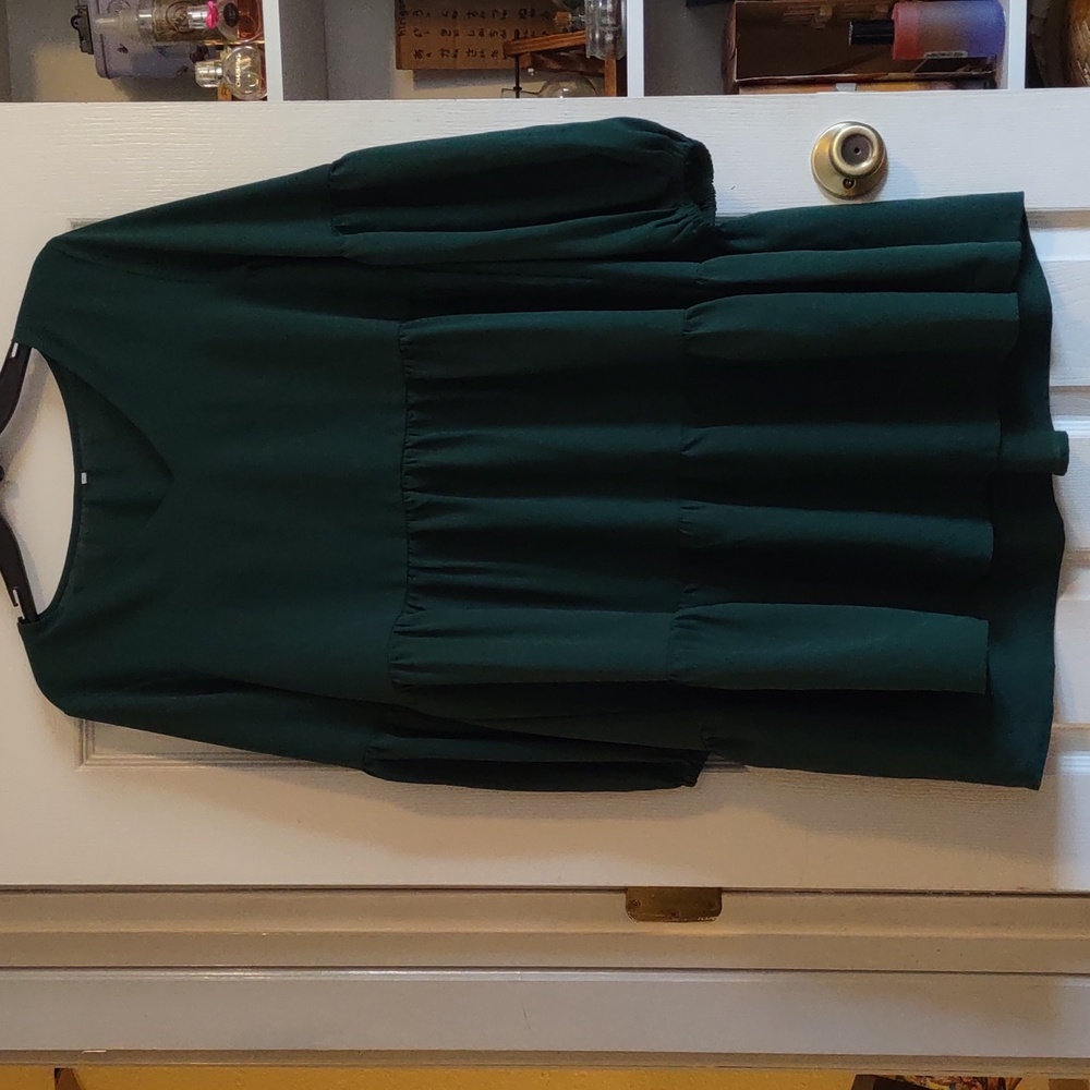 Green Babydoll Dress